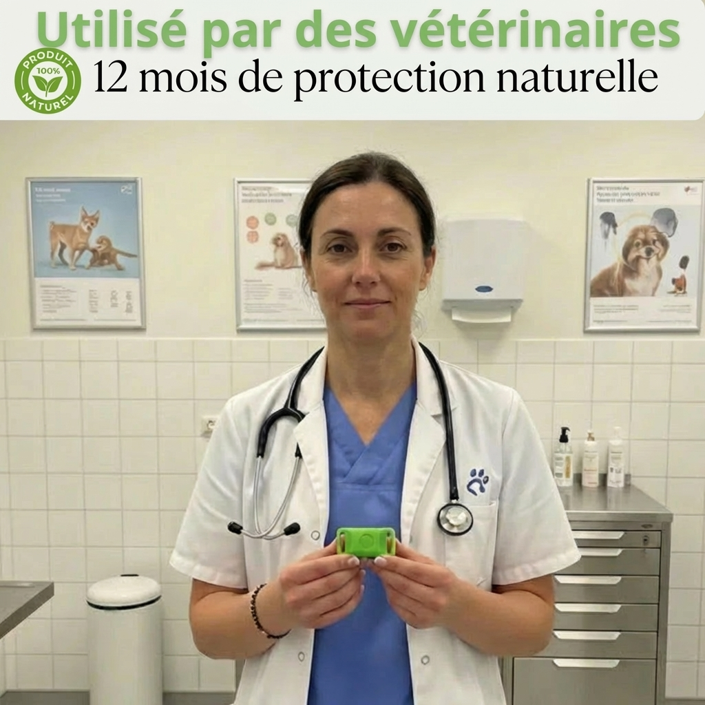 BauPaw™ Pendentif – 12 mois de protection naturelle pour chats