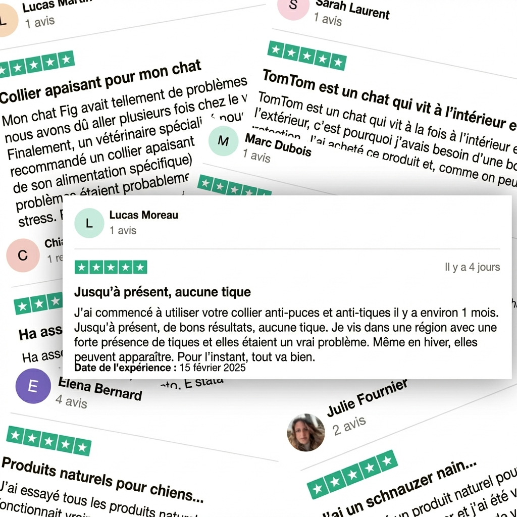 BauPaw™ Pendentif – 12 mois de protection naturelle pour chiens